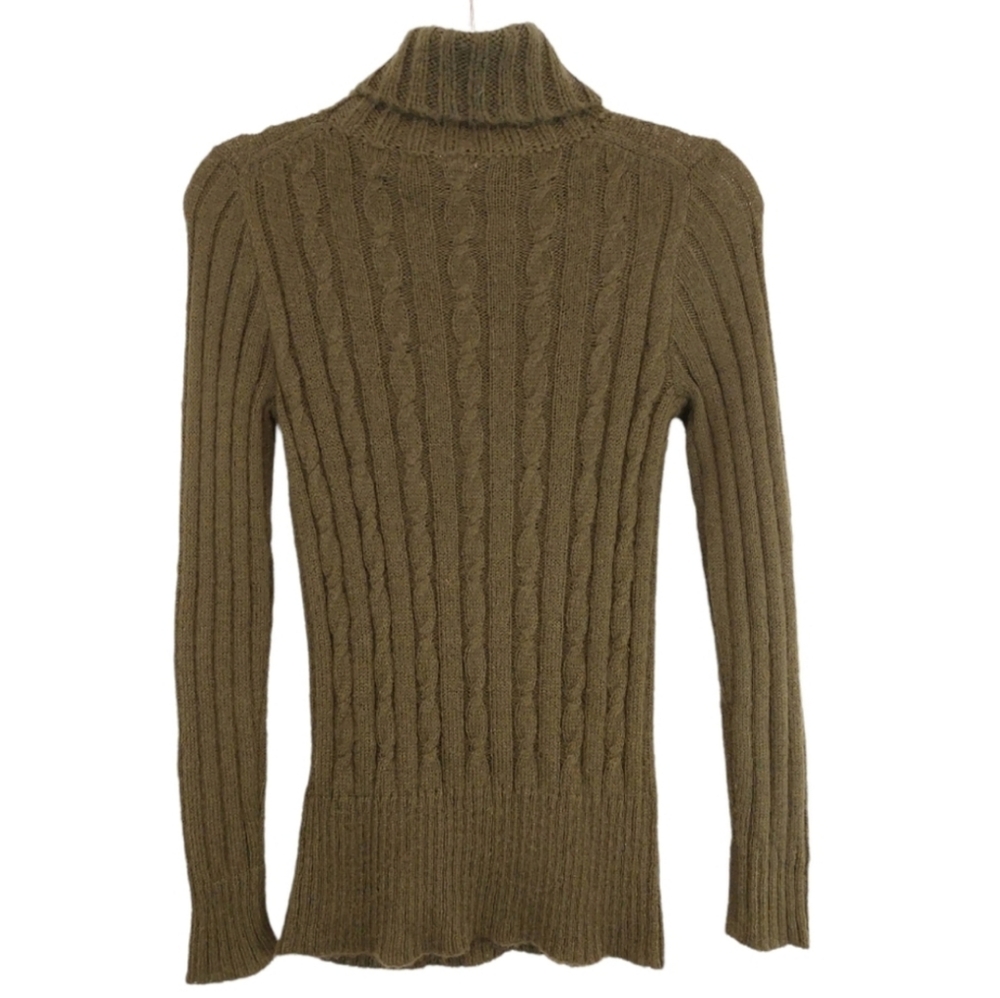 J. Crew Wool Mohair Cable Knit Sweater - Picture 4 of 8